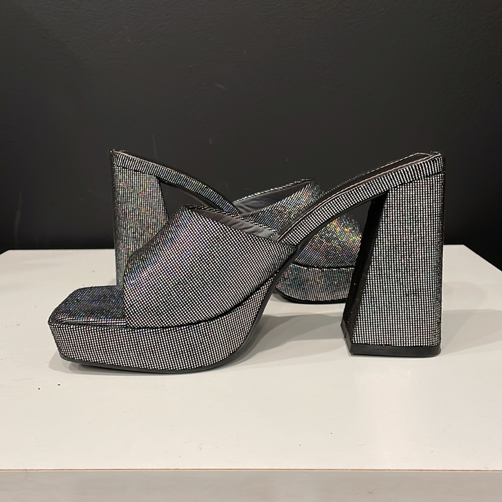 Bamboo platform heels